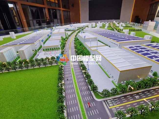 蜂巢能源基地沙盘模型