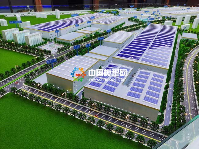 蜂巢能源基地沙盘模型