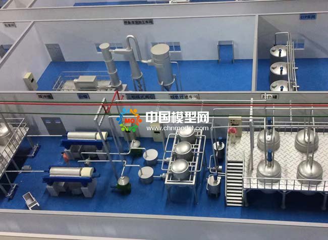 甲鱼深加工车间沙盘模型