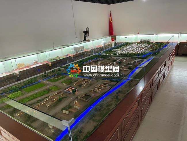 村镇党史展沙盘模型