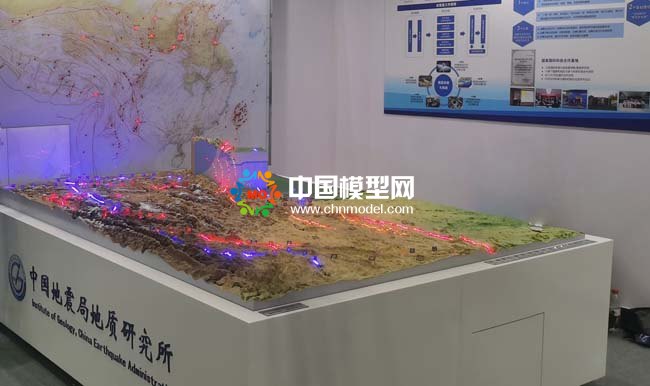 中国地震局地质研究沙盘模型