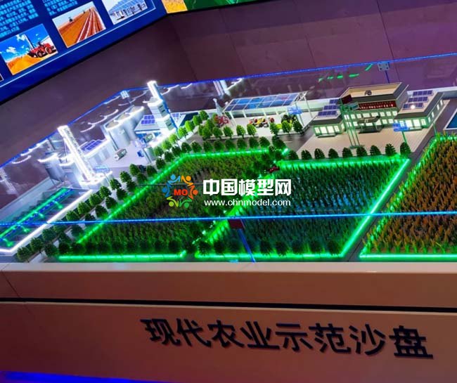 现代农业示范沙盘模型
