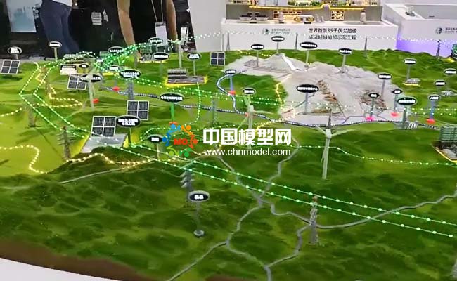 领先世界的柔性直流电网沙盘模型