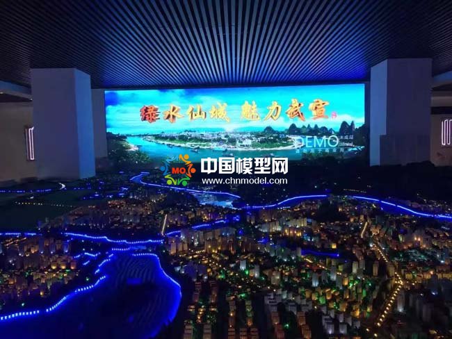 武宣总体规划沙盘模型