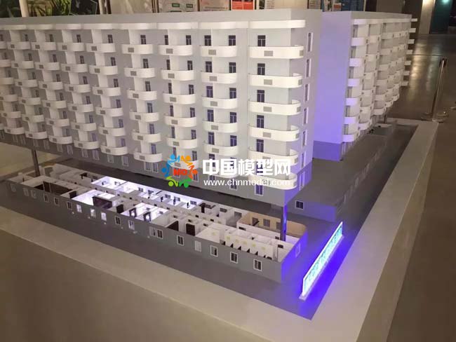 西安交通大学仲英书院建筑模型