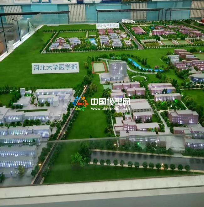 河北大学沙盘模型
