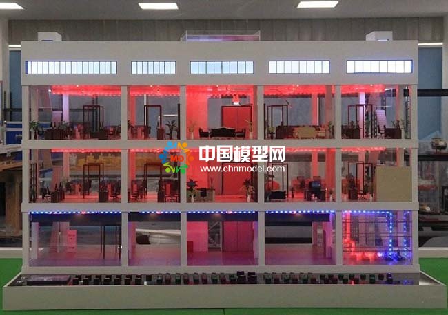 建筑消防联动演示沙盘模型
