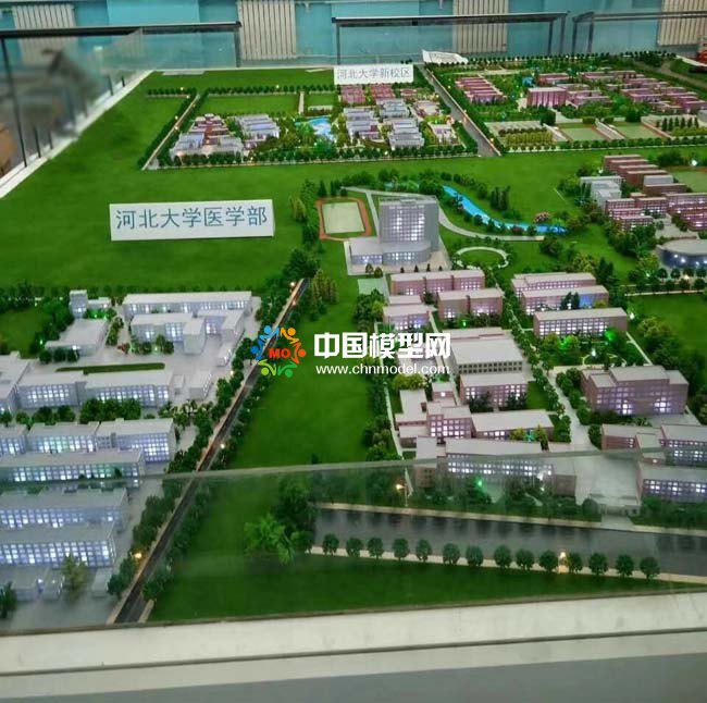 河北大学沙盘模型