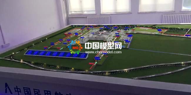 空中交通管理局大兴机场沙盘模型