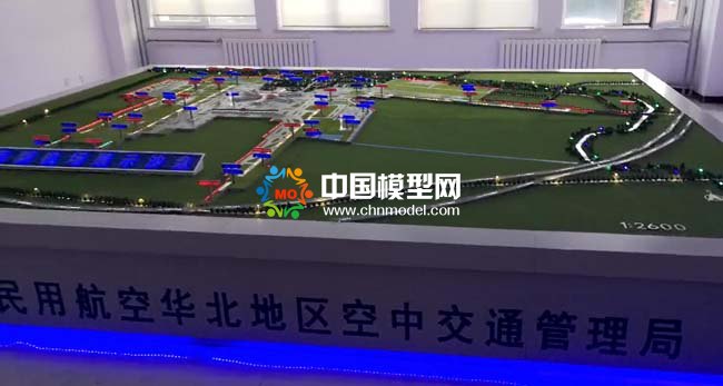 空中交通管理局大兴机场沙盘模型