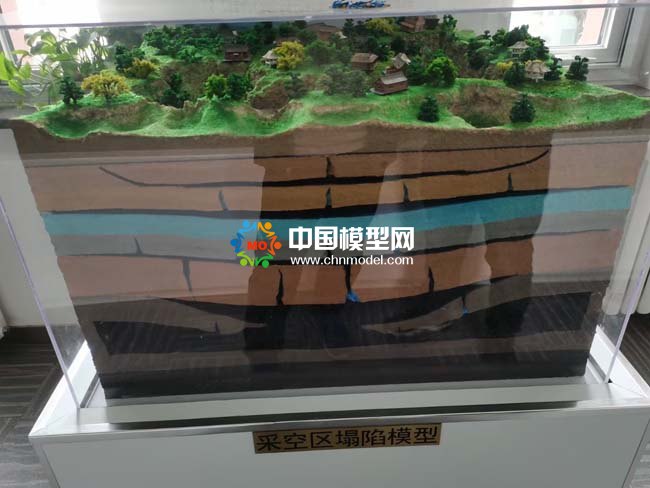 采空区塌陷模型