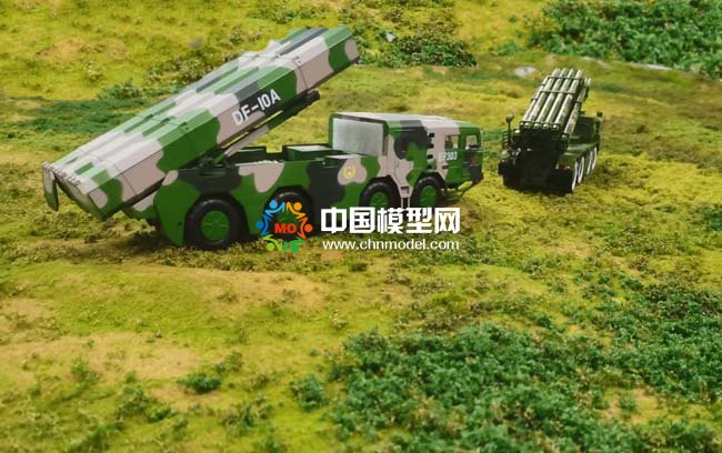 东风10A巡航导弹发射场沙盘模型