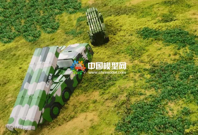东风10A巡航导弹发射场沙盘模型