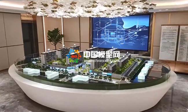 绿城沁园楼盘建筑模型