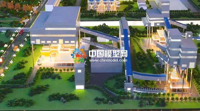 绿色矿业沙盘模型