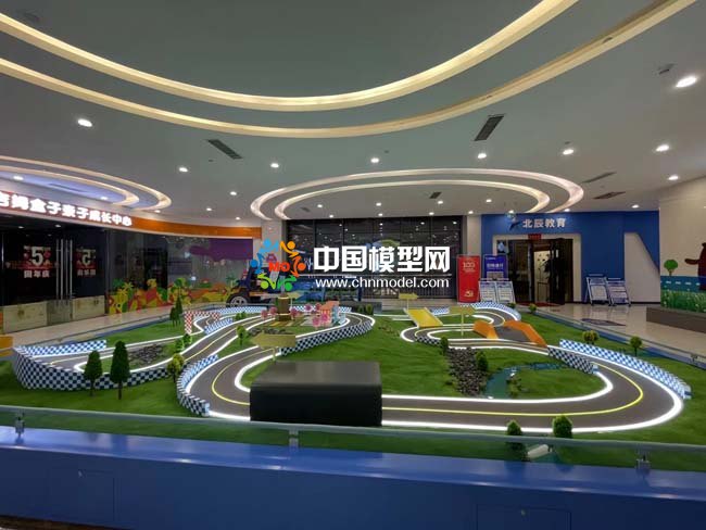 越野赛道沙盘模型