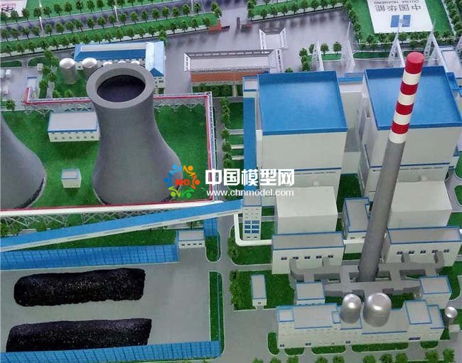 华能火力发电厂沙盘模型