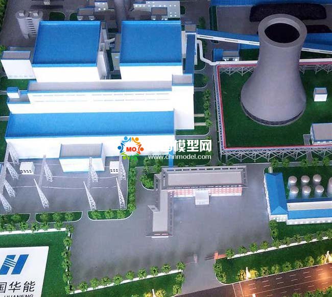华能火力发电厂沙盘模型