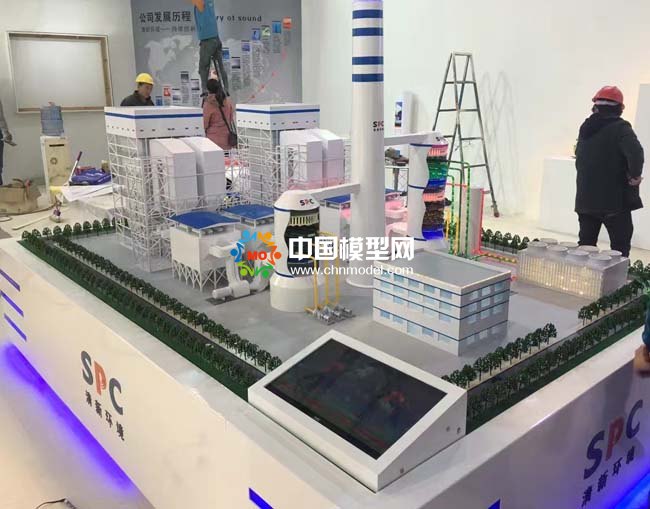 工业烟气治理沙盘模型