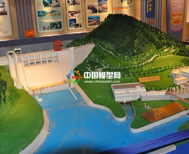 抽水蓄能水电站沙盘模型