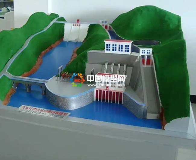 抽水蓄能水电站沙盘模型