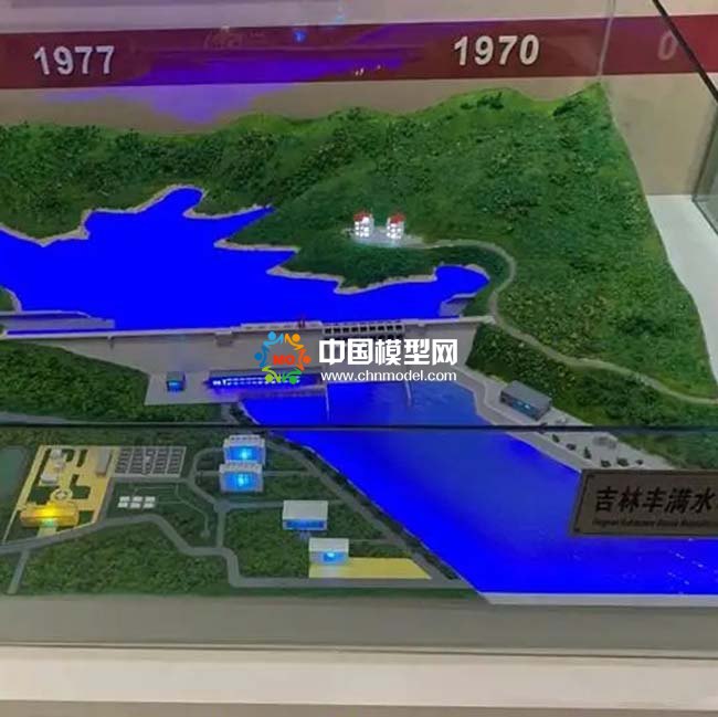 抽水蓄能水电站沙盘模型