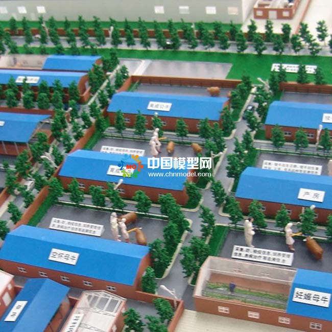 智慧养牛场沙盘模型