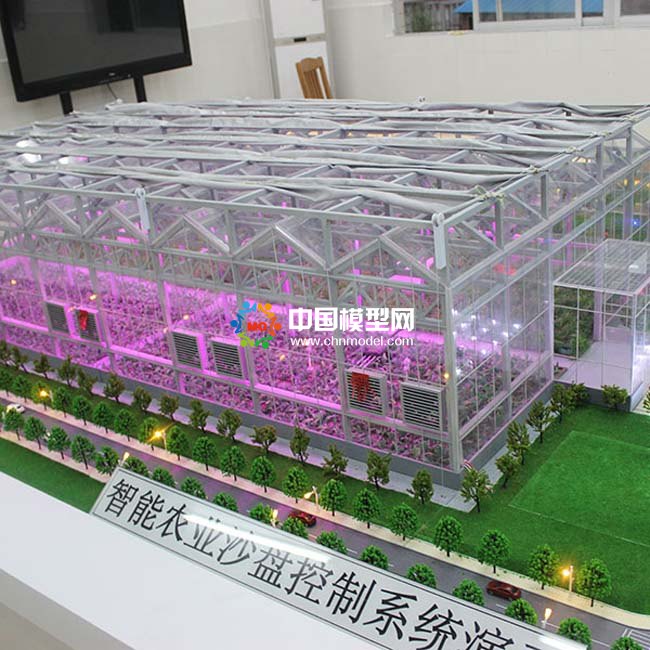 智慧农业温室大棚沙盘模型制作