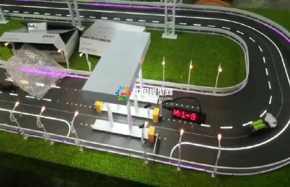 智慧测速沙盘模型