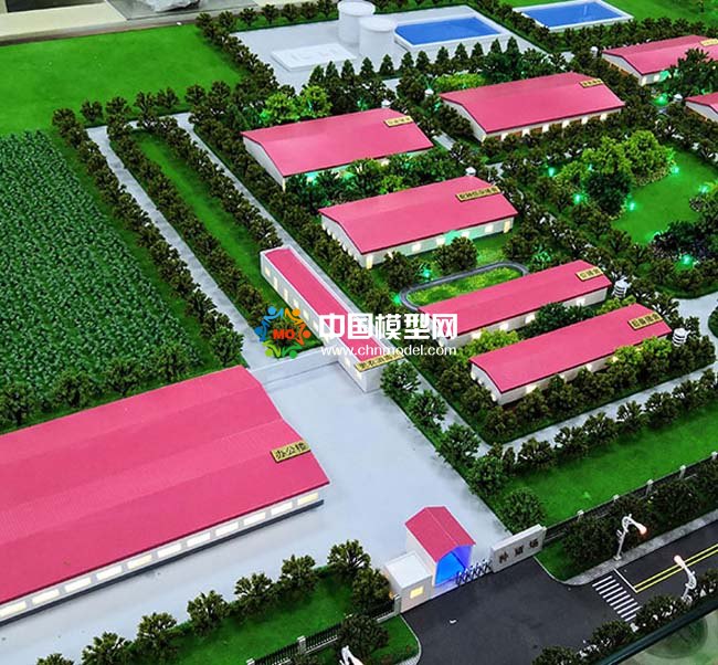 养猪场沙盘模型