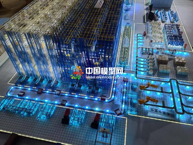 智能立库沙盘模型