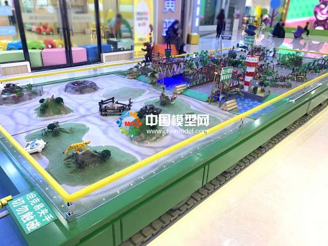 亲子游戏沙盘模型