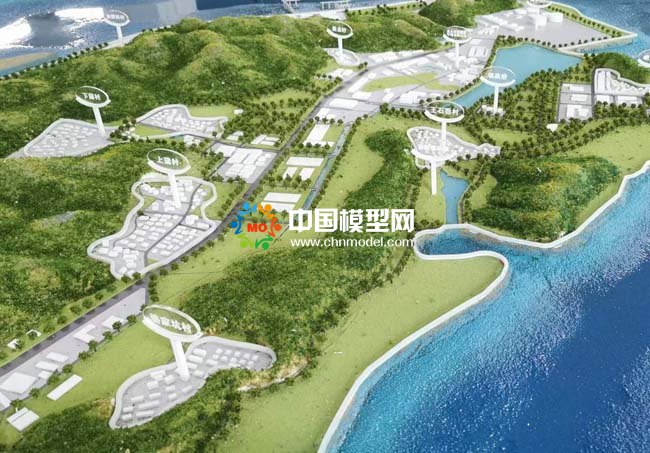 宁海县强蛟镇人文旅游规划沙盘模型