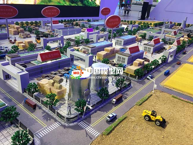 秸秆收储综合利用沙盘模型