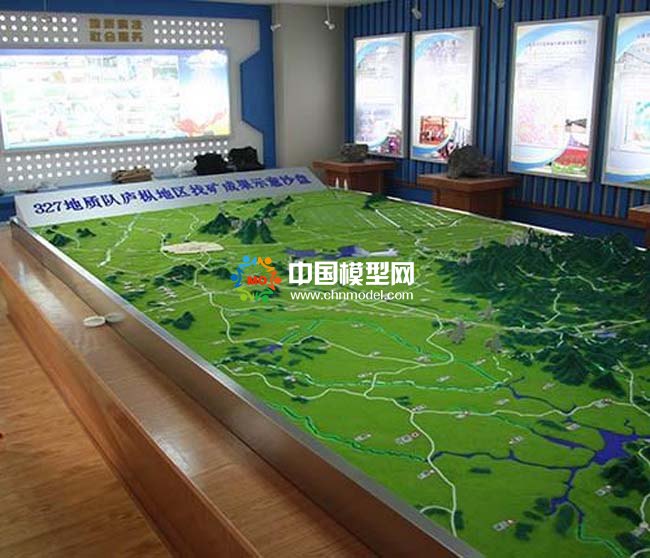 地质矿产勘测沙盘模型