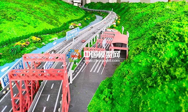 高速公路建设沙盘模型集锦