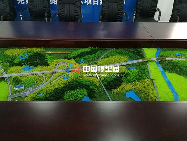 高速公路建设沙盘模型集锦