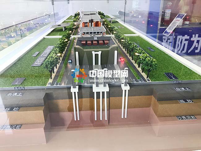 桥梁预制梁施工工艺沙盘模型