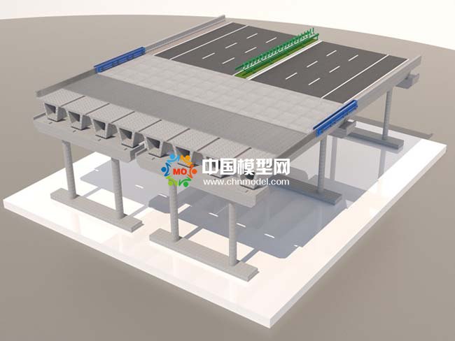桥梁预制梁施工工艺沙盘模型