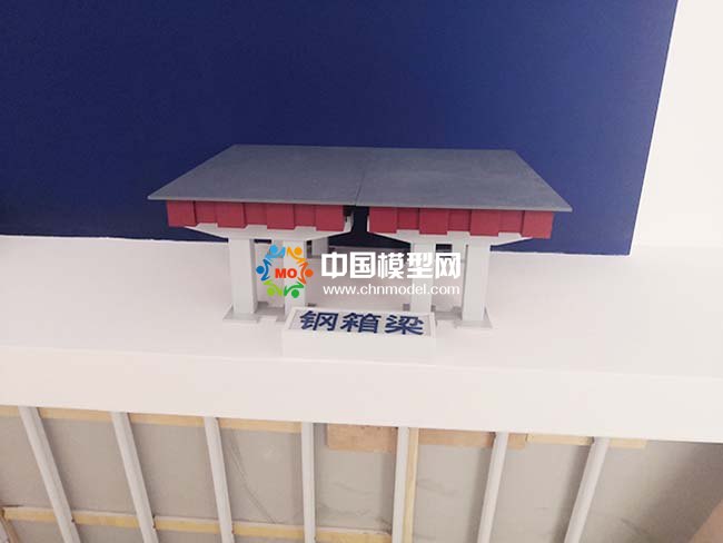 桥梁预制梁施工工艺沙盘模型