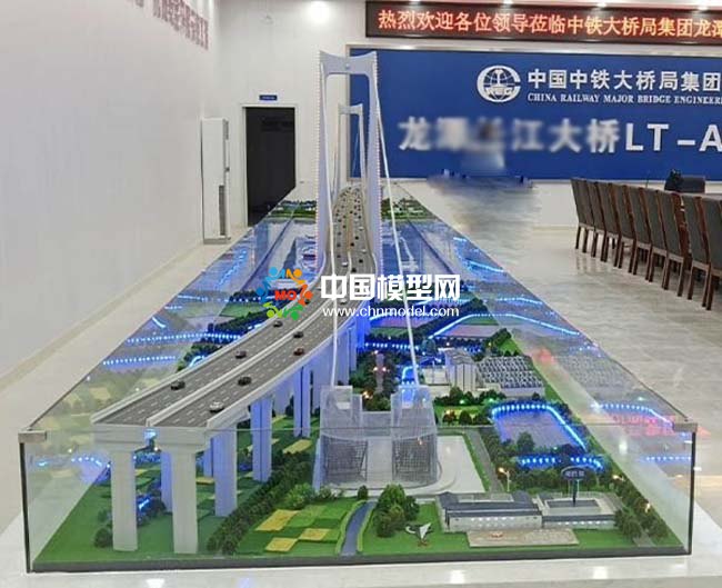 龙潭长江大桥模型