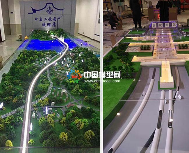 高铁站建筑模型