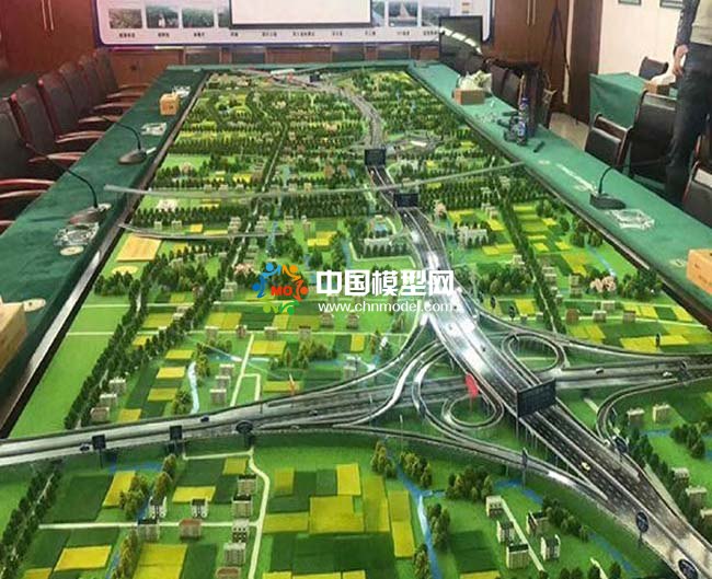中铁一局项目沙盘模型 