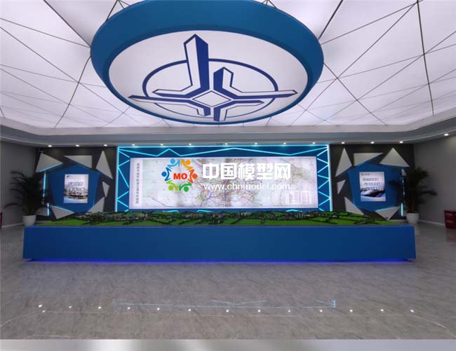 成都轨道交通三十号线沙盘模型