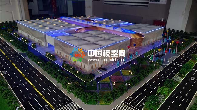 呼伦贝尔国际会展中心建筑模型