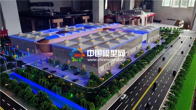 呼伦贝尔国际会展中心建筑模型