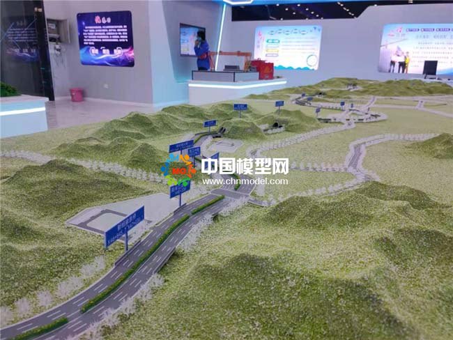 235 国道改建工程沙盘模型
