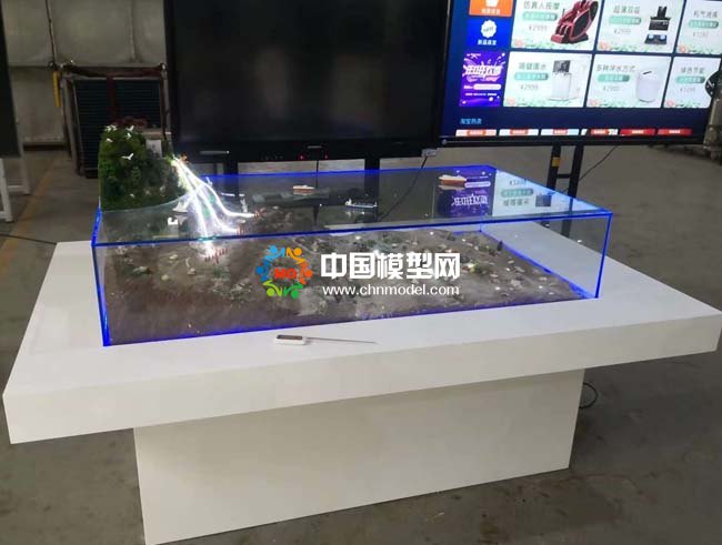 山洪泥石流防灾预警沙盘模型