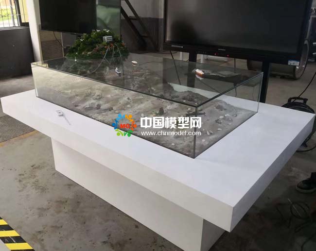 山洪泥石流防灾预警沙盘模型
