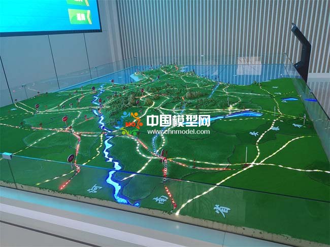 高速路网沙盘模型